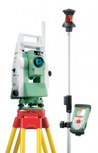 Leica TS12P 5" Robotic Total Station with Tripod Prism